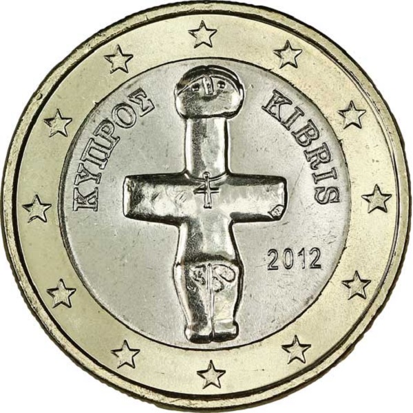 Кипр 1 Евро (2012) KM#
