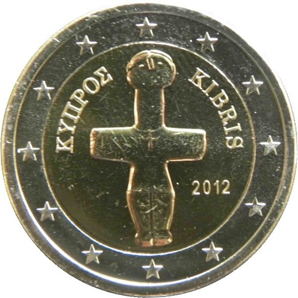 Кипр 2 Евро (2012) KM#