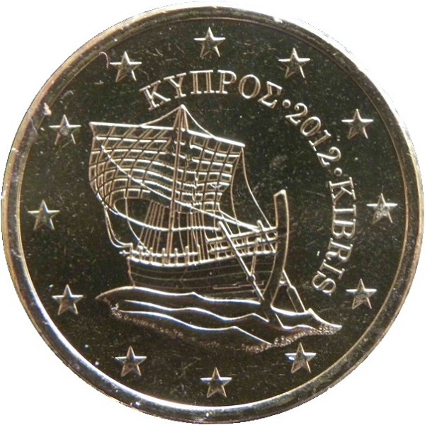 Кипр 50 Евро цент (2012) KM#