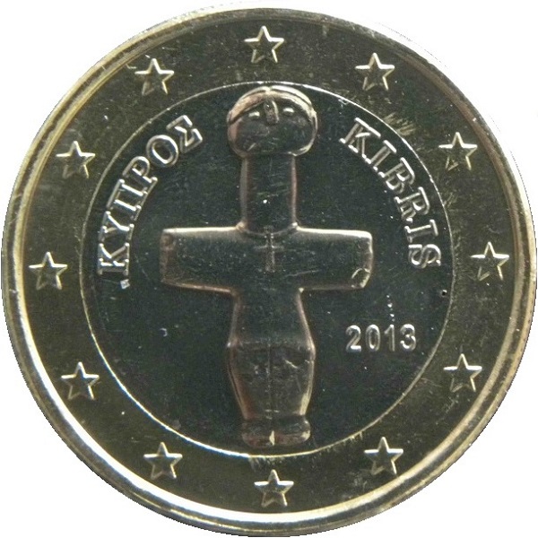 Кипр 1 Евро (2013) KM#