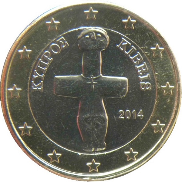 Кипр 1 Евро (2014) KM#