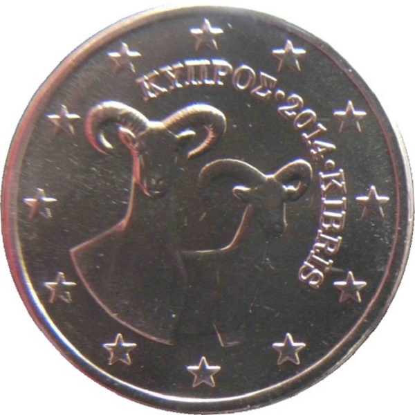 Cyprus 1 Euro cent (2014) KM#