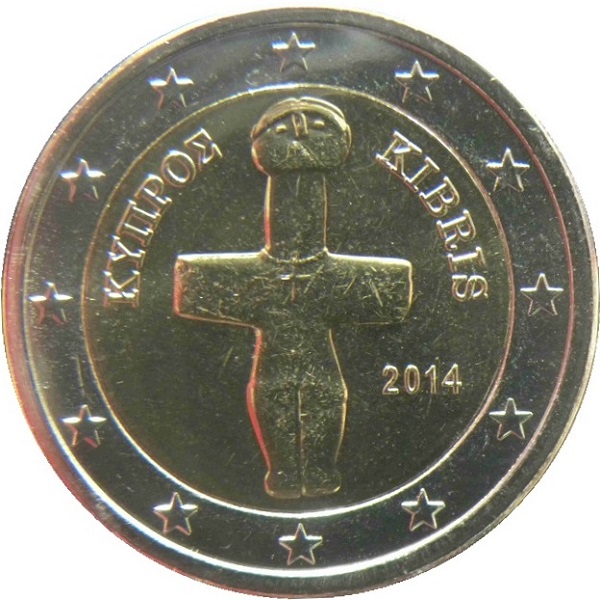 Кипр 2 Евро (2014) KM#