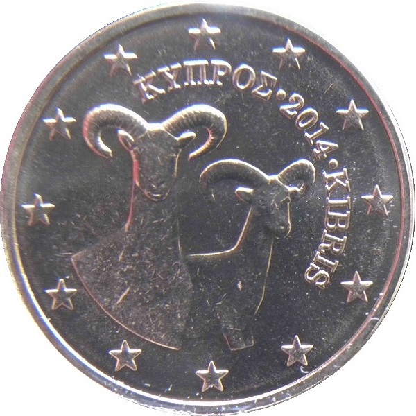 Cyprus 2 Euro cent (2014) KM#