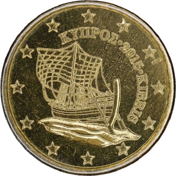 Кипр 10 Евро цент (2015) KM#