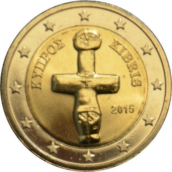 Кипр 2 Евро (2015) KM#