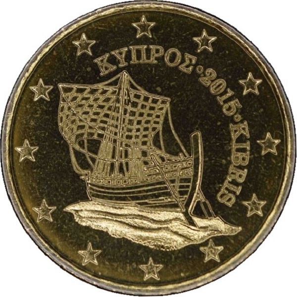Кипр 50 Евро цент (2015) KM#