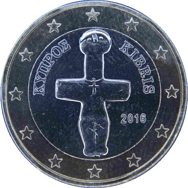 Кипр 1 Евро (2016) KM#