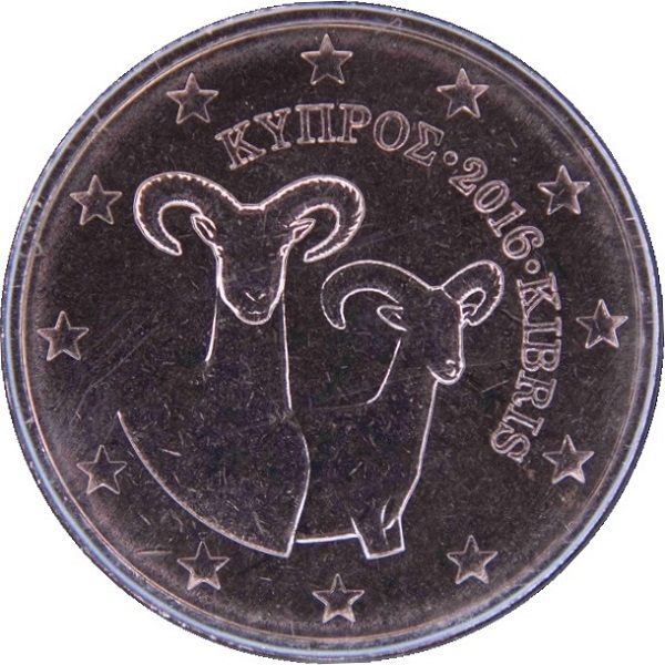 Кипр 2 Евро цент (2016) KM#