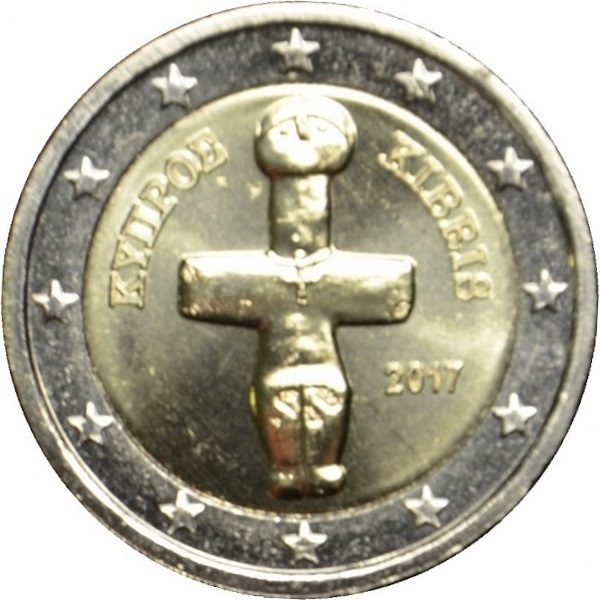 Кипр 2 Евро (2017) KM#
