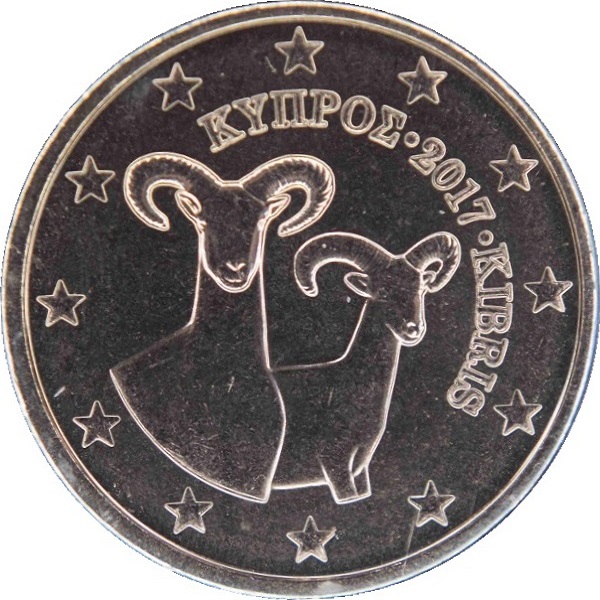 Кипр 2 Евро цент (2017) KM#
