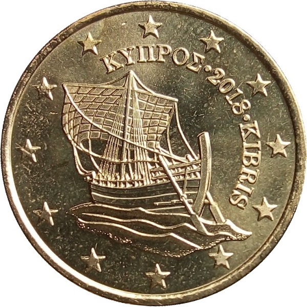Кипр 50 Евро цент (2018) KM#