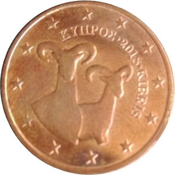 Кипр 5 Евро цент (2018) KM#
