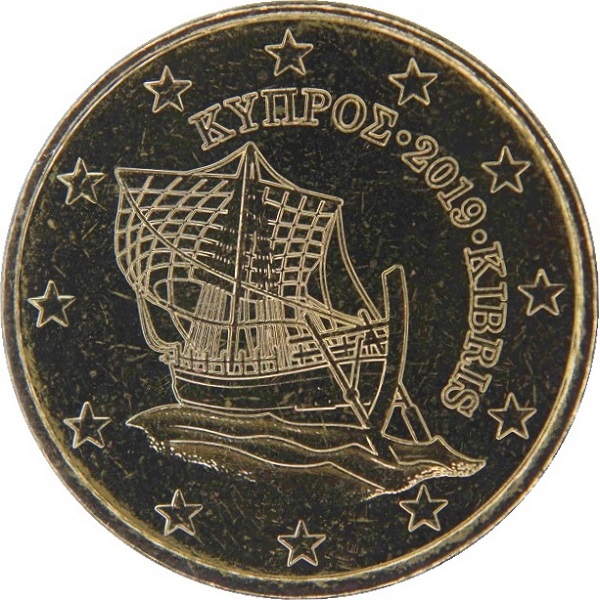 Кипр 10 Евро цент (2019) KM#