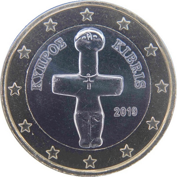 Кипр 1 Евро (2019) KM#