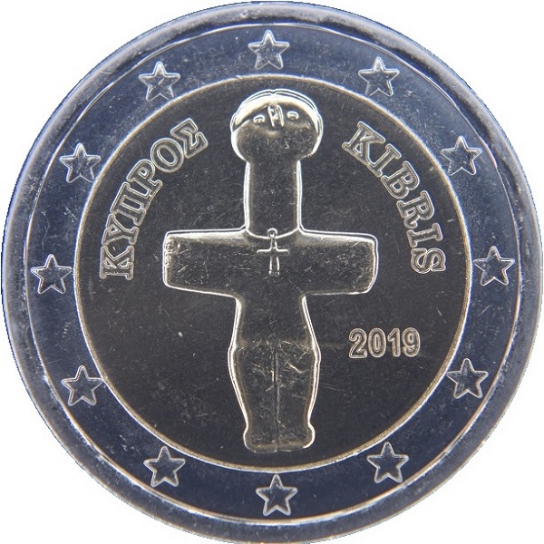 Кипр 2 Евро (2019) KM#