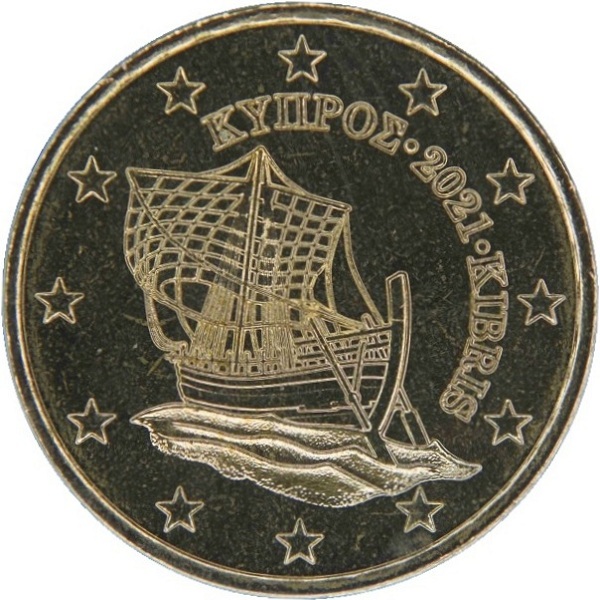 Cyprus 10 Euro cent (2021) KM#