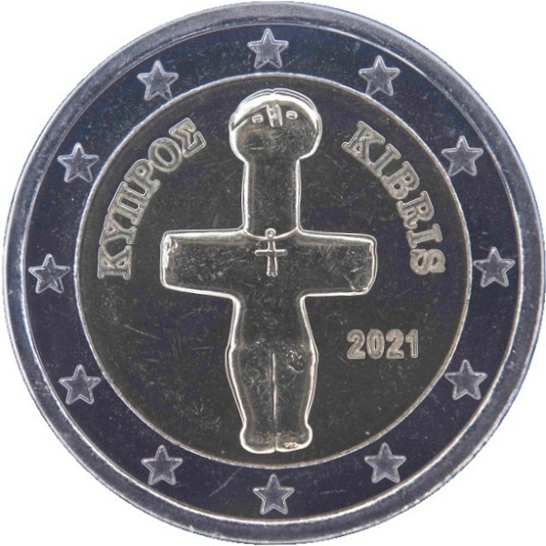 Cyprus 2 Euro (2021) KM#