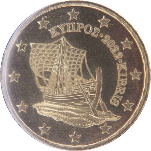 Кипр 10 Евро цент (2022) KM#