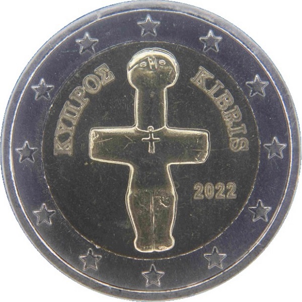 Кипр 2 Евро (2022) KM#