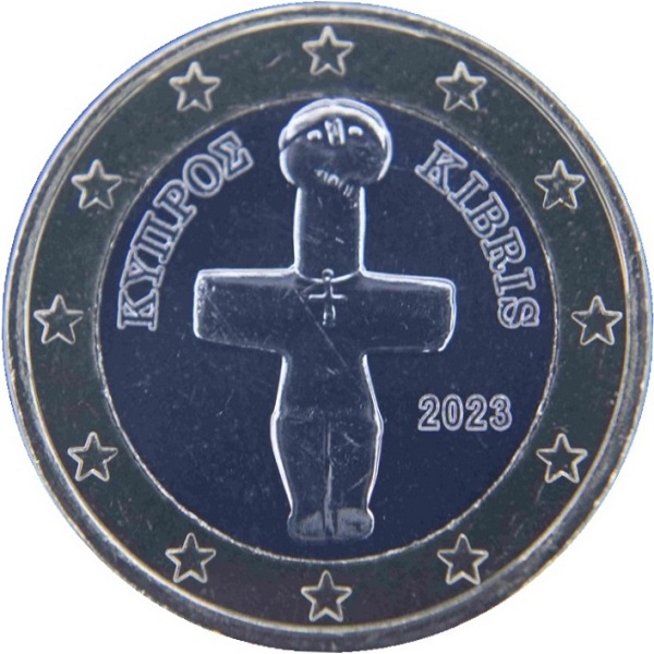 Кипр 1 Евро (2023) KM#