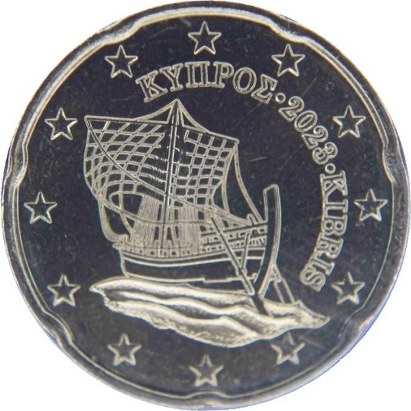 Кипр 20 Евро цент (2023) KM#