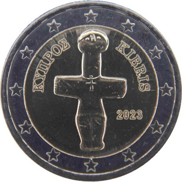 Кипр 2 Евро (2023) KM#