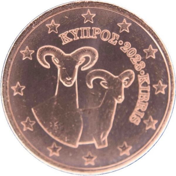 Кипр 2 Евро цент (2023) KM#