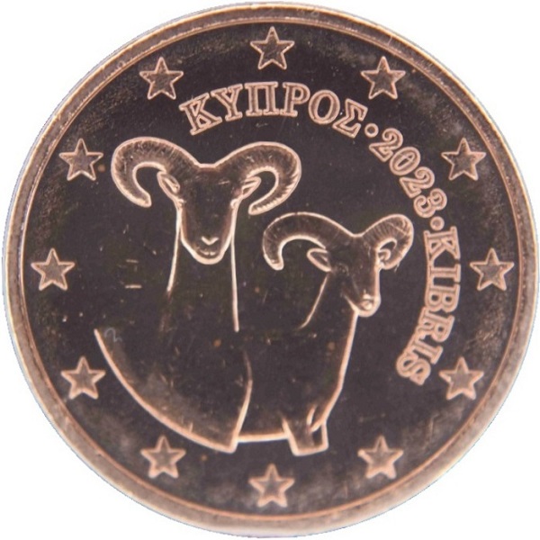 Кипр 5 Евро цент (2023) KM#