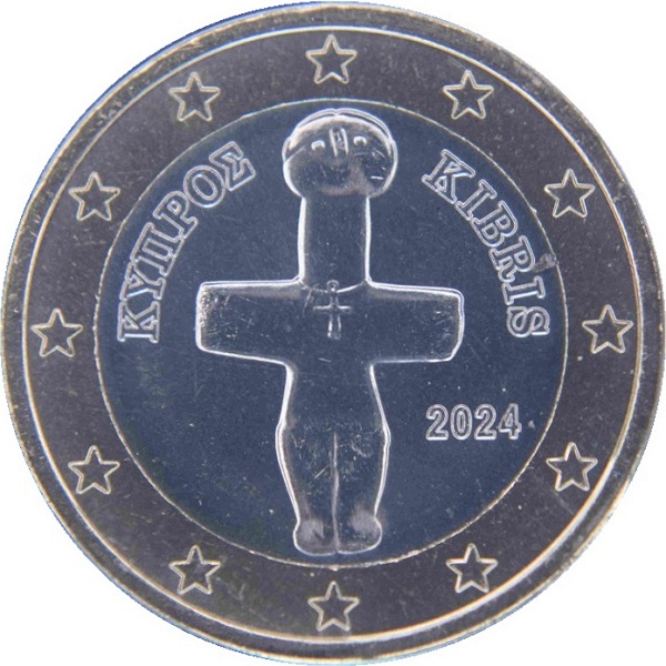 Кипр 1 Евро (2024) KM#