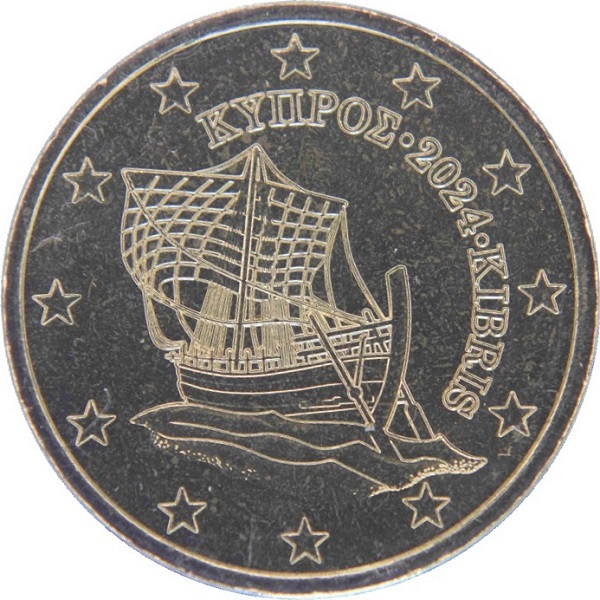 Кипр 50 Евроцент (2024) KM#