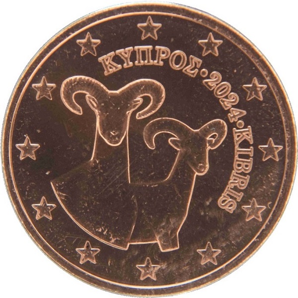 Кипр 5 Евроцент (2024) KM#