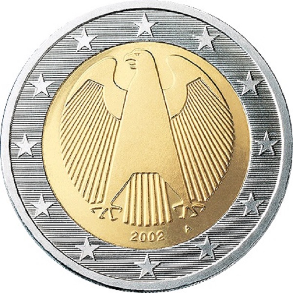 Германия 2 Евро (2002) "A" KM#