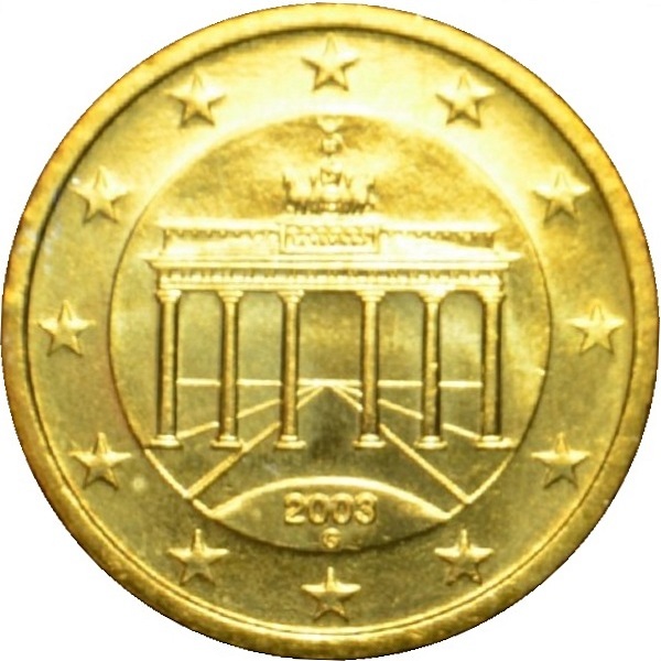 Germany 10 Euro cent (2003) "G" KM#