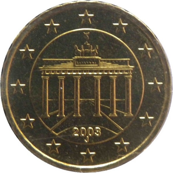 Germany 10 Euro cent (2003) "J" KM#