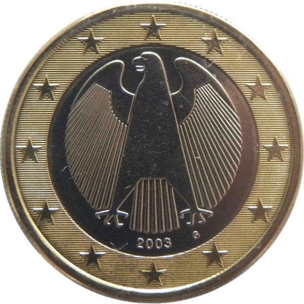 Germany 1 Euro (2003) "G" KM#