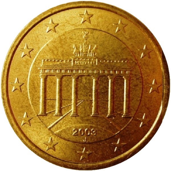 Germany 50 Euro cent (2003) "J" KM#