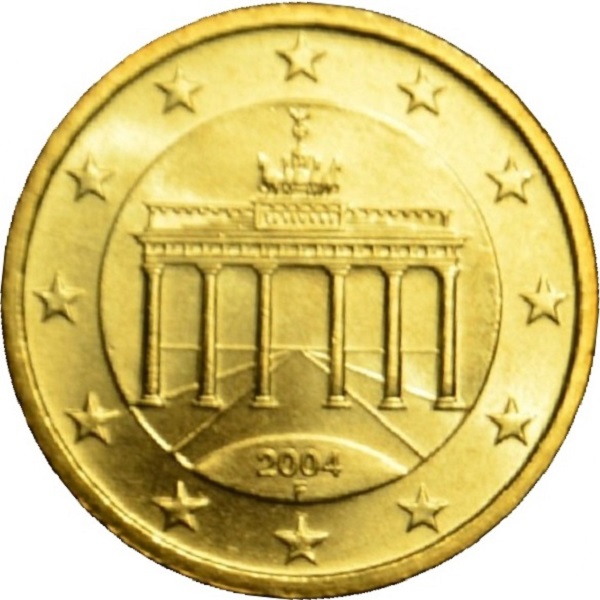 Germany 10 Euro cent (2004) "F" KM#