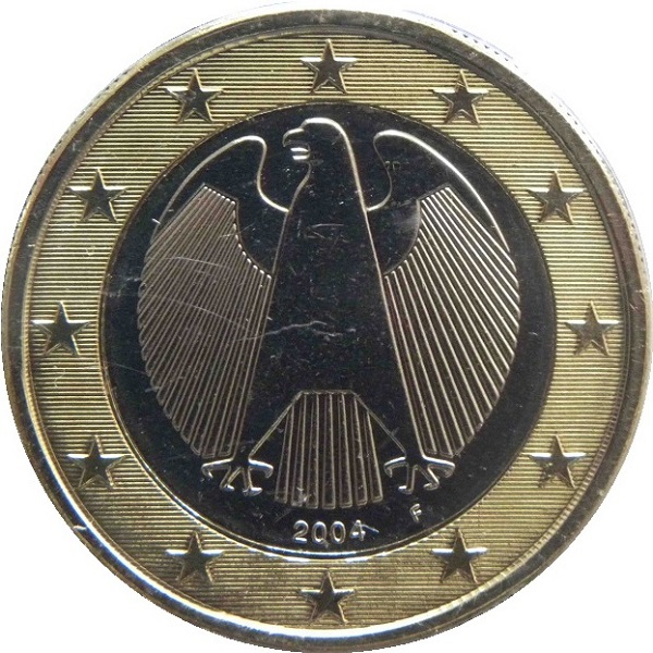 Germany 1 Euro (2004) "F" KM#
