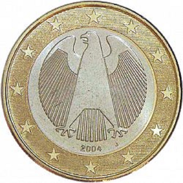 Германия 1 Евро (2004) "J" KM#