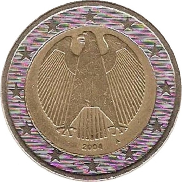 Германия 2 Евро (2004) "A" KM#