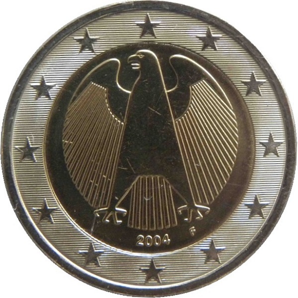 Germany 2 Euro (2004) "F" KM#