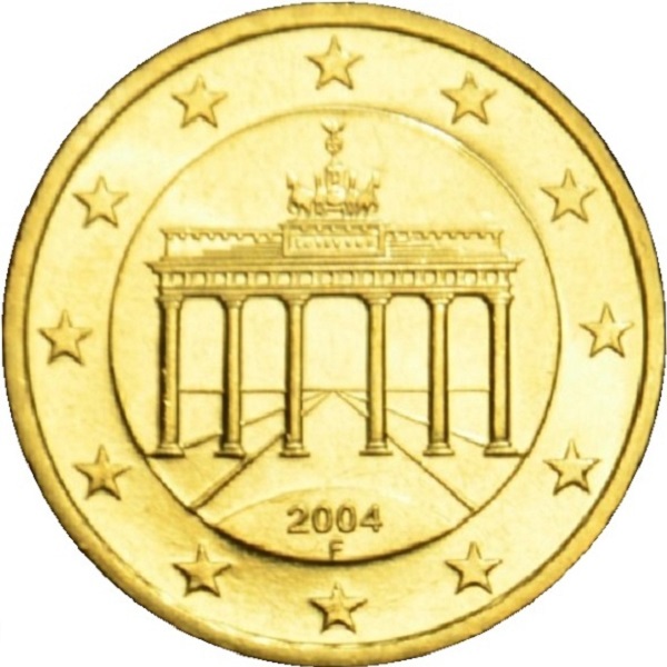 Germany 50 Euro cent (2004) "F" KM#