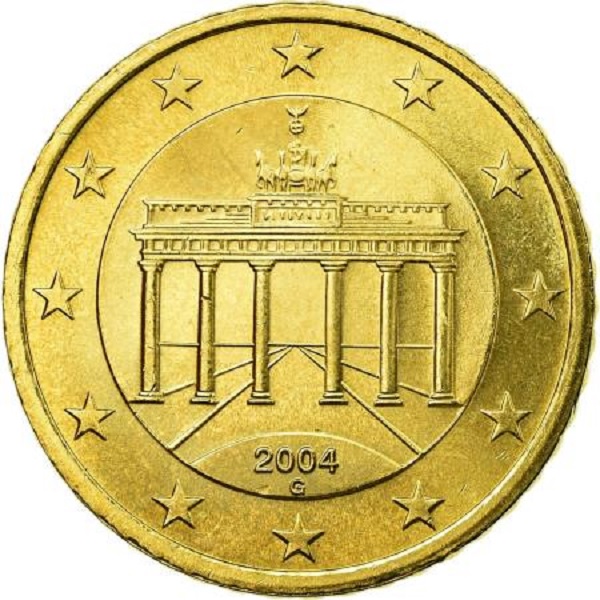 Германия 50 Евро цент (2004) "G" KM#