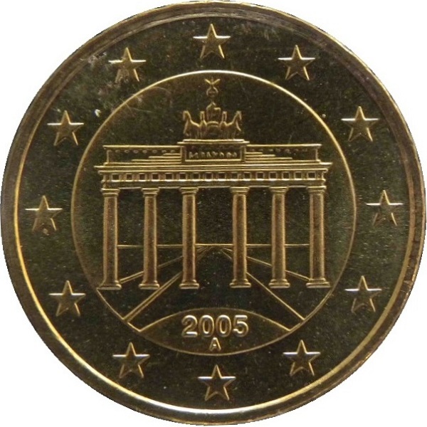 Германия 10 Евро цент (2005) "A" KM#