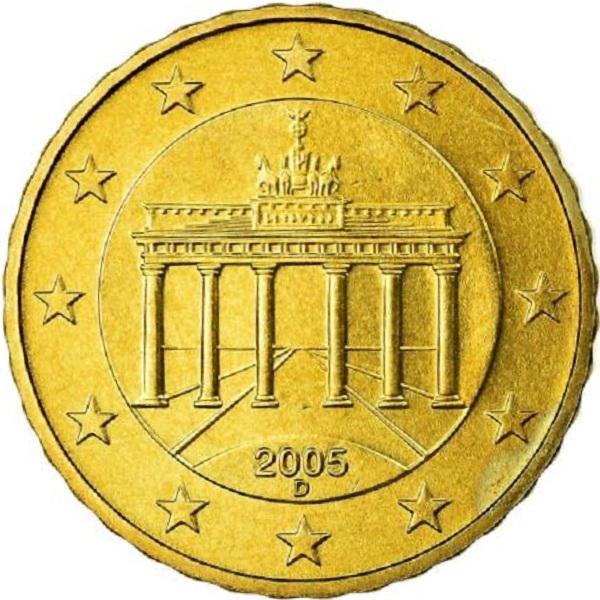 Германия 10 Евро цент (2005) "D" KM#