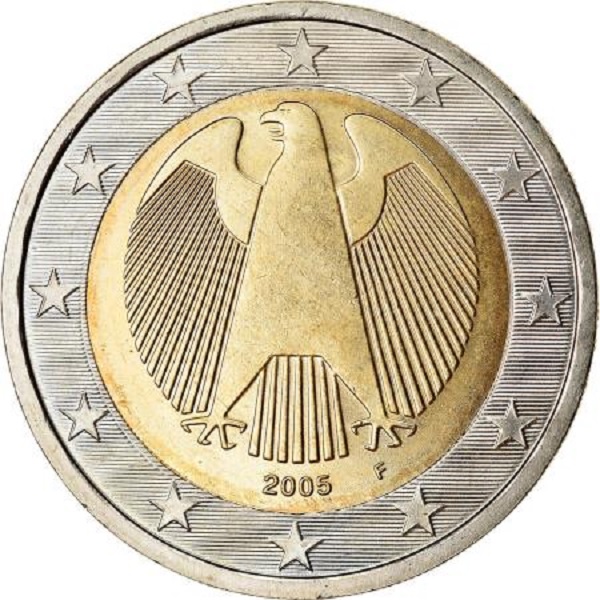 Германия 2 Евро (2005) "F" KM#