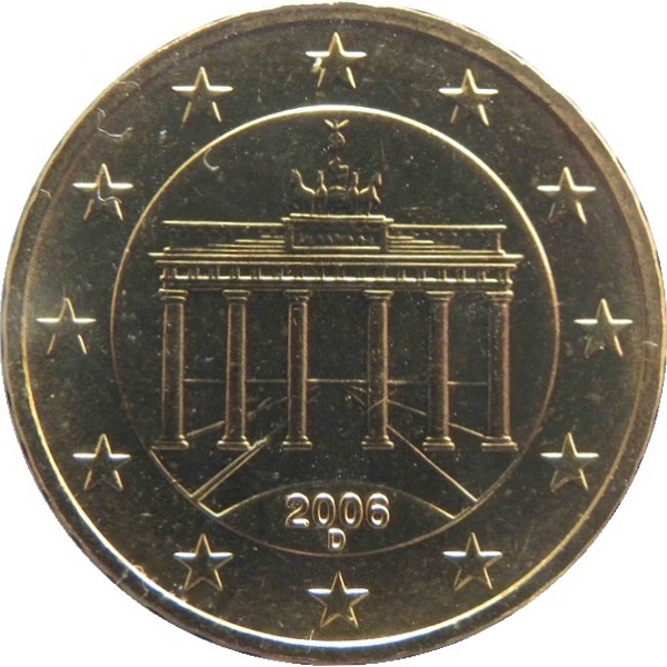 Germany 10 Euro cent (2006) "D" KM#