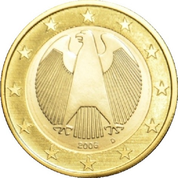 Германия 1 Евро (2006) "D" KM#