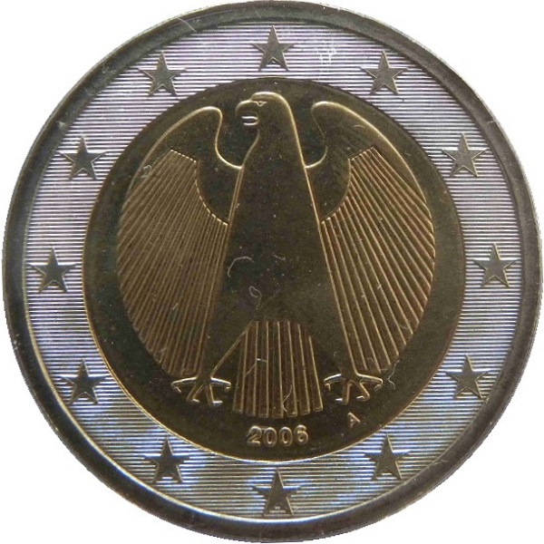 Германия 2 Евро (2006) "A" KM#